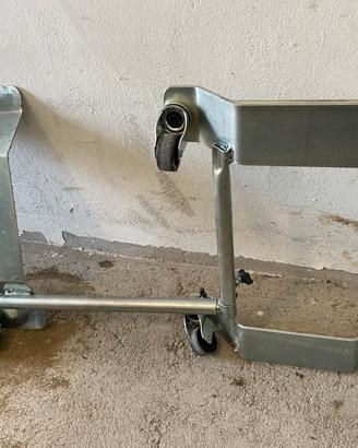 Carrello porta vespe o scooter regolabile