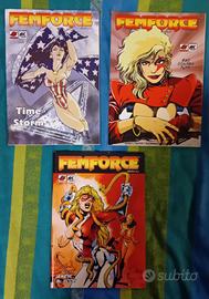 3 fumetti "FemForce", di Heike-Roberts, Sconto 50%