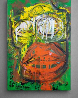 quadro opera arte contemporanea colori vivaci