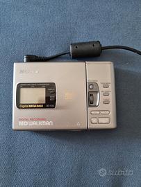 Sony MiniDisc MZ-R30 con MiniDisc. Set completo
