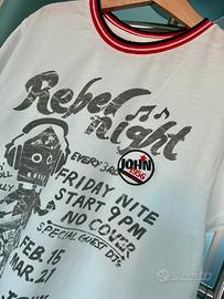 T-shirt bambino bianca tg 10 John Galliano