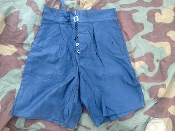 Pantaloni corti marina militare anni 60 no ww2