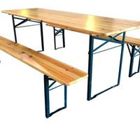 Set birreria maxi + 2 panchine 220 x 70 cm