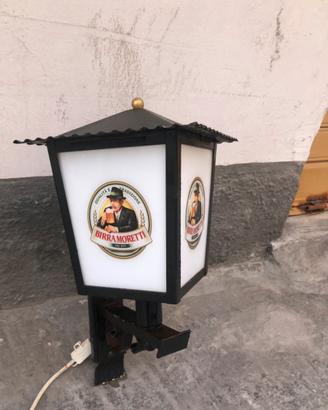 Lanterna luminosa vintage da pub