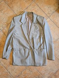Blazer/Giacca Vintage in vera pelle, Made in Italy