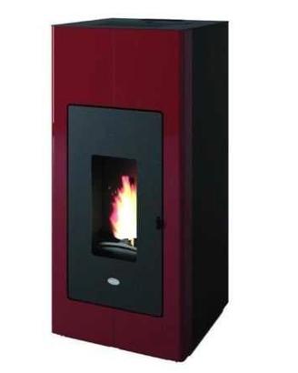 Stufa a pellet hydro da 17.5 Kw rosso

