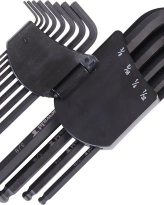 Set Kit Chiavi A Brugola POLLICI, 12 PZ, MISURE AM