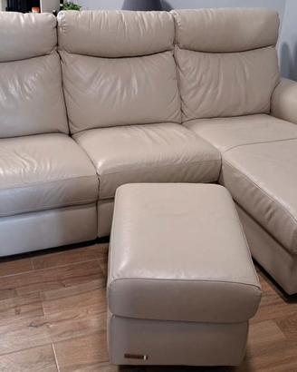 Divano in vera pelle PoltroneSofà