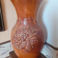 vaso in terracotta smaltata lucida