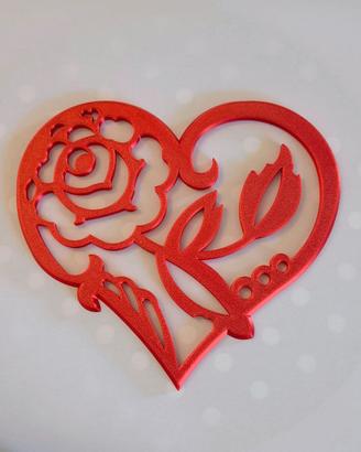 Quadretto Cuore Rosa