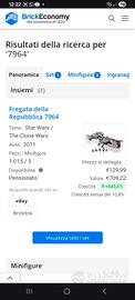 Lego Star Wars Republic Frigate 7964 Misb