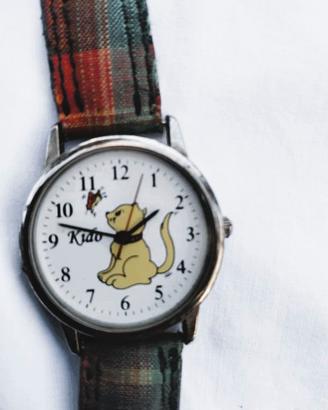 Orologio per bambini con gatto