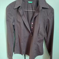 camicia Benetton donna nera