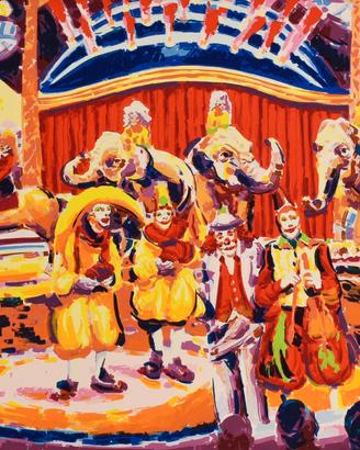 Athos Faccincani - Luce sul circo a Montecarlo