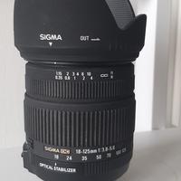 Sigma 18-125 x Nikon AF NON FUNZIONANTE