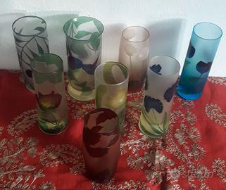 COLLEZIONE 8 BICCHIERI A. FAUCCI VINTAGE