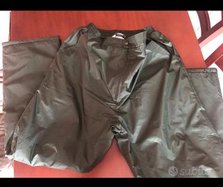 Pantaloni imbottiti cerati caccia/pesca taglia XL