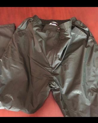 Pantaloni imbottiti cerati caccia/pesca taglia XL