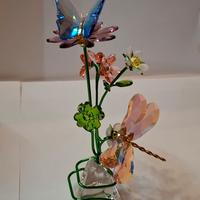 fiori ,farfalle e libellula swarosky
