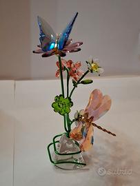 fiori ,farfalle e libellula swarosky