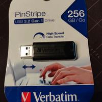 Verbatim PinStripe chiavetta USB 256 GB