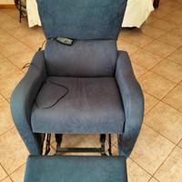 poltrona reclinabile elettrica 