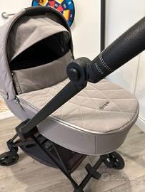 Passeggino + Navicella Lux CYBEX MIOS telaio black