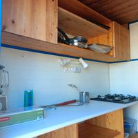 Cucinino in legno su ruote campeggio roulotte