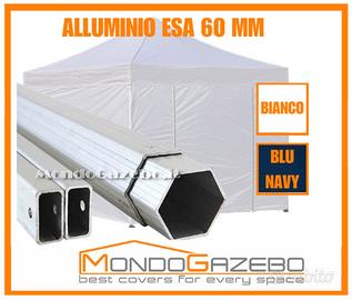 Gazebo 3x3 professionale in alluminio ø60mm 4lati