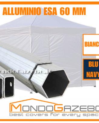 Gazebo 3x3 professionale in alluminio ø60mm 4lati