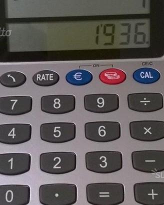 Calcolatrice + euro currency converter