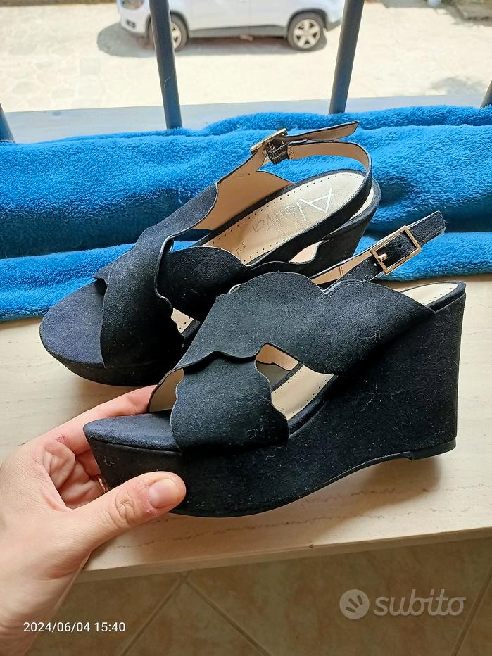 Zeppe eleganti nere sales