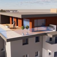 Attico con terrazzo panoramico in realizzazione