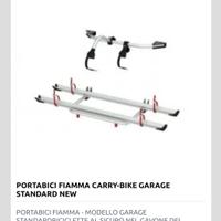 Portabici per garage camper Fiamma