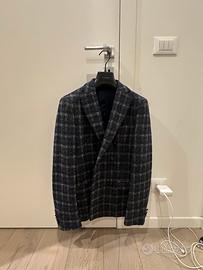 Giacca doppiopetto blu taglia 46