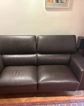 Divano 2 sedute 1,92m in pelle BOLOGNA