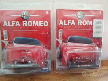 Lotto 2 Modellini Alfa Romeo 1:43 sport Collection
