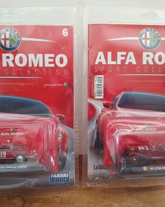 Lotto 2 Modellini Alfa Romeo 1:43 sport Collection