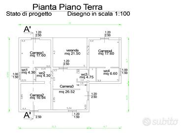 Villa con ampio terreno