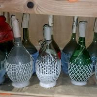 BOTTIGLIE VUOTE COLORATE VINTAGE 