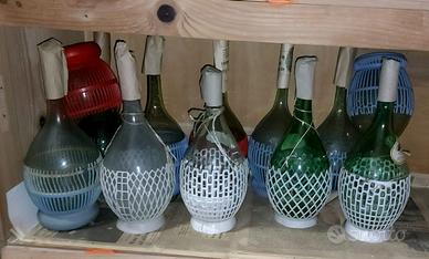 BOTTIGLIE VUOTE COLORATE VINTAGE 