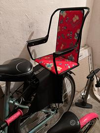 Seggiolino bici da portapacchi in metallo fino 22