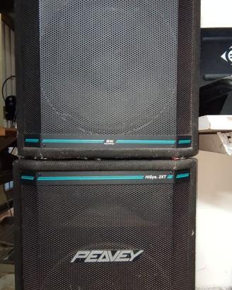 2 Casse Peavey XT Series  + Mixer Amplificato