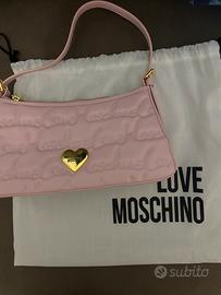 Borsa rosa Love Moschino