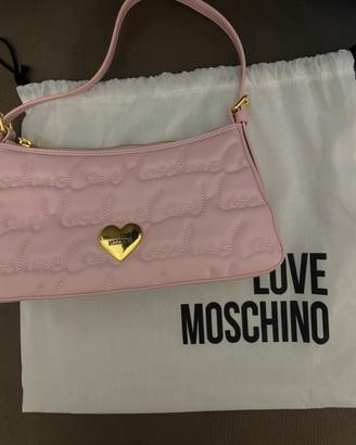 Borsa rosa Love Moschino