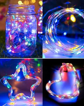 set da 2 pack led con USB multicolore Natale 