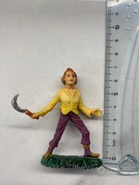 Statuina presepe falciatore in plastica