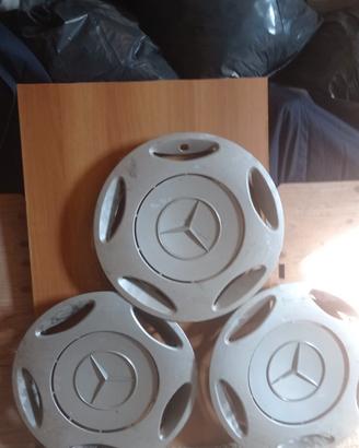 3 Copricerchi originali Mercedes Benz da 15”