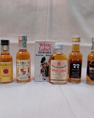 Collezione mignon whisky White Label Four Roses 