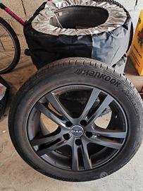 Ruote complete, cerchi MAK con gomme Hankook